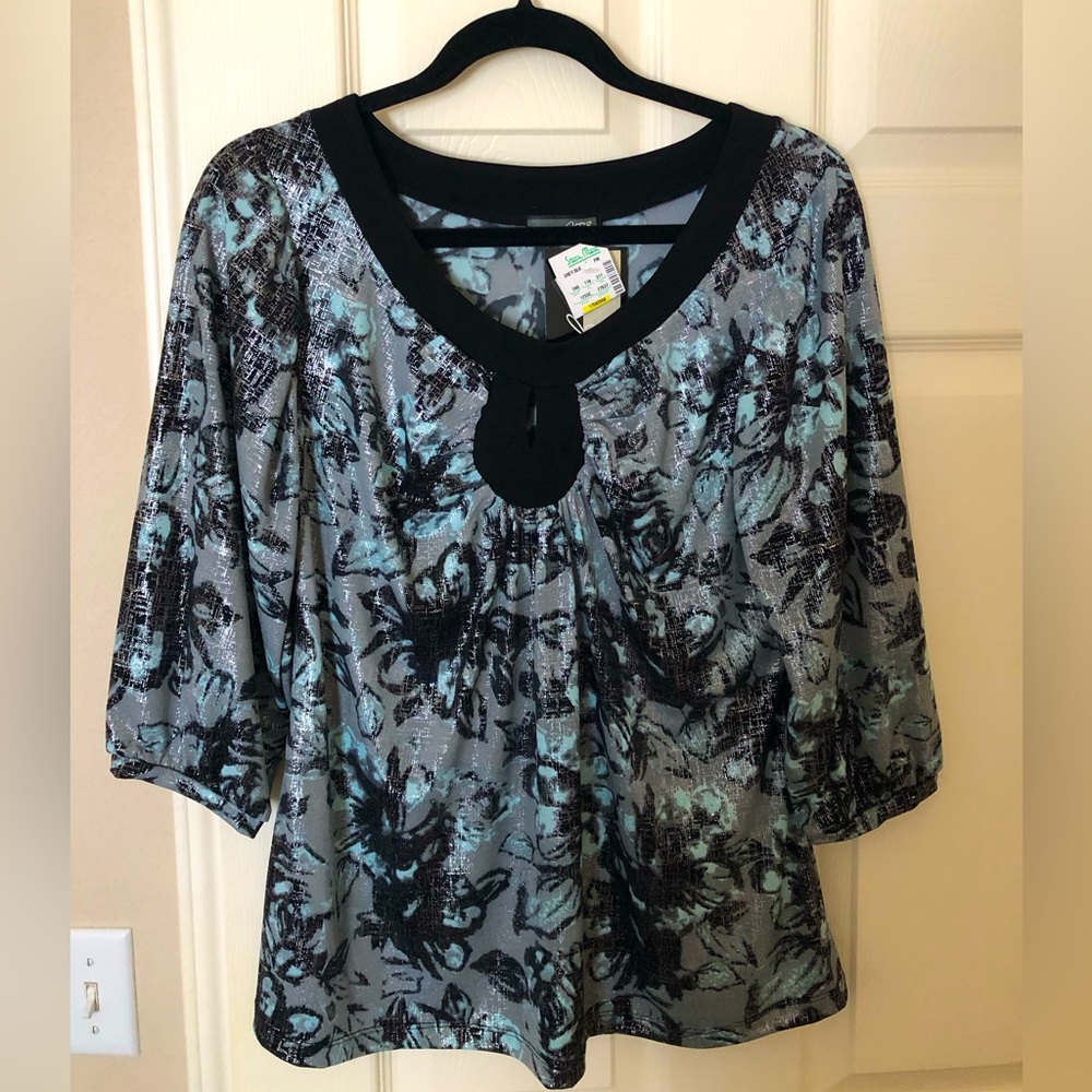 JTB Festive metallic shimmering top tunic